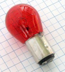 Autolamp žiarovka 12V 21/5W BAY15d červena