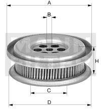 filter hydraulický mann HD 1330