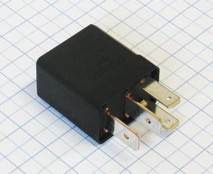 relé 12 V - MICRO 20A - čierne