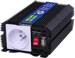 menič 24V/230V  300W+USB výstup