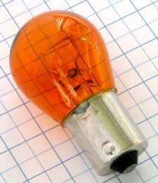 Autolamp žiarovka 12V 21W BA15s oranzova