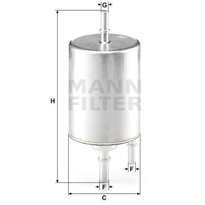 filter paliva mann WK 720/4