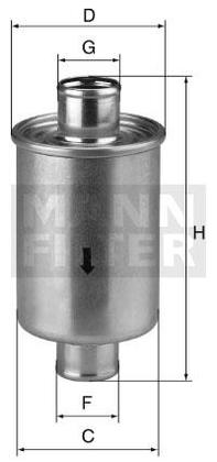 filter paliva mann PU 9002x