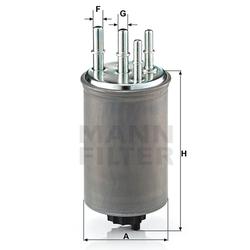filter paliva mann WK 829/5