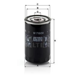 filter olejový mann W 719/36