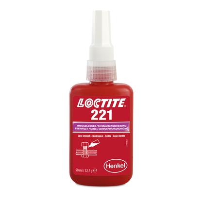 LOCTITE 221 BO upevňovanie závitov nízka pevnosť 50ml