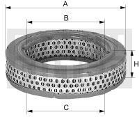 filter vzduchový mann C 35009