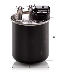 filter paliva mann WK 820/16