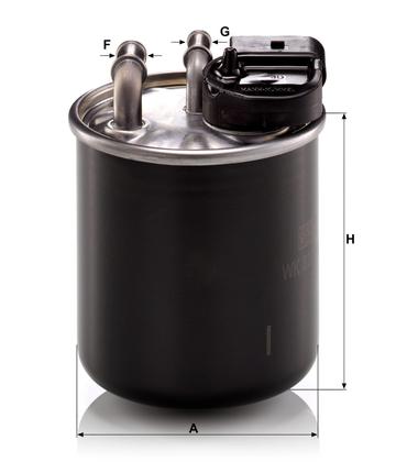 filter paliva mann WK 820/16