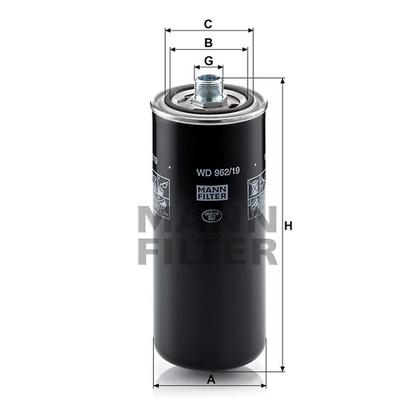 filter olejový mann WD 962/19