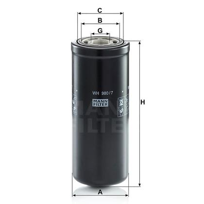 filter olejový mann WH 980/7