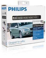 Philips LED 12V 5W denné svetlá - 4LED- 6000K