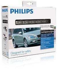 Philips LED 12V 5W denné svetlá - 4LED- 6000K