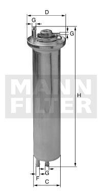filter paliva mann WK 532