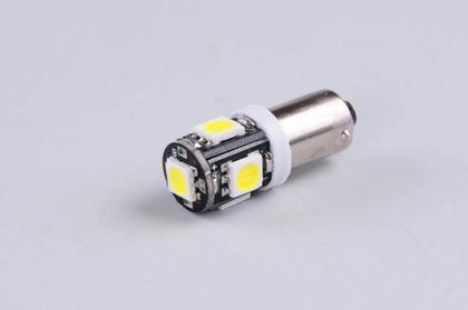 A-LED 12V (T4W) Ba9s číra 5 x LED CANBUS