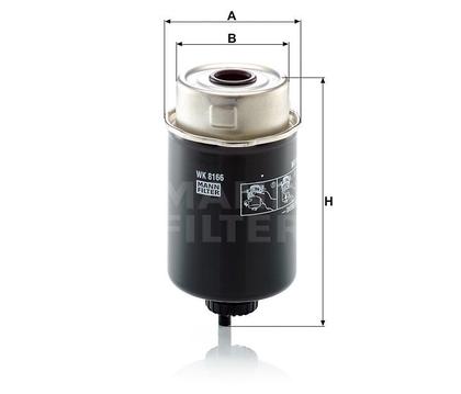 filter paliva mann WK 8166