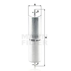 filter paliva mann WK 6021