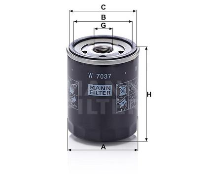 filter olejový mann W 7037