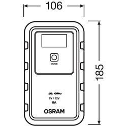 Osram inteligentná nabíjačka 6 ampérová BATTERYcharge 906