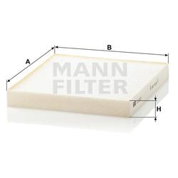 filter peľový mann CU 2227