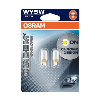 Osram 12V WY5W W2,1x9,5d diadem chrome oranžová Duo-blister