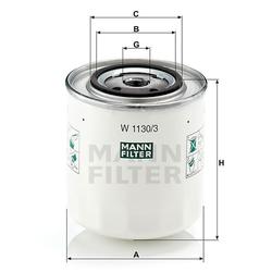 filter olejový mann W 1130/3