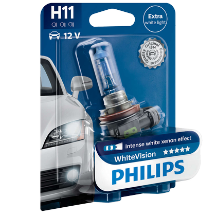 Philips H11 12V 55W PGJ19-2 White Vision
