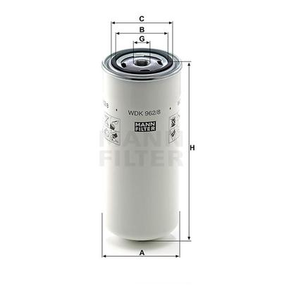 filter paliva mann WDK 962/8