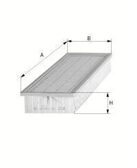 filter peľový mann CU 27003