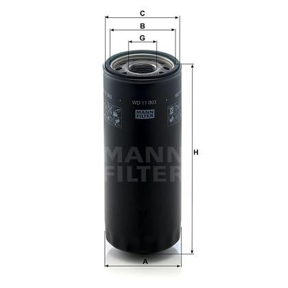 filter olejový mann WD 11003