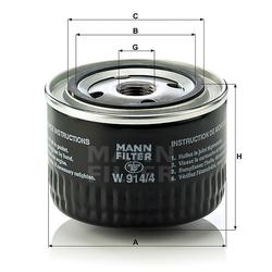 filter olejový mann W 914/4