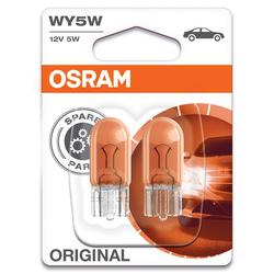 Osram 12V WY5W W2,1x9,5d oranžová Duo-blister