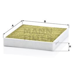 filter peľový mann FP 26010 biofunkčný Frecious Plus