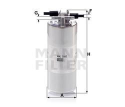 filter paliva mann WK 7002