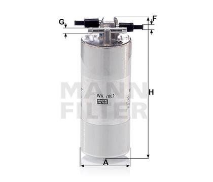 filter paliva mann WK 7002