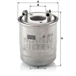 filter paliva mann WK 8016x