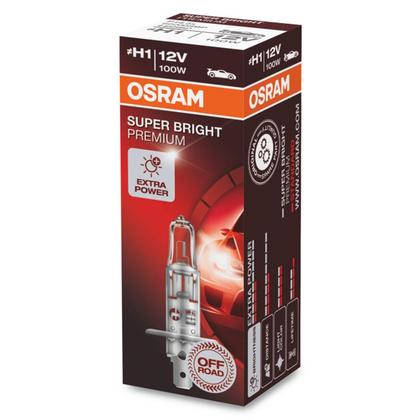 Osram H1 12V 100W P14.5S SUPER BRIGHT PREMIUM