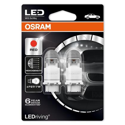 Osram LEDriving Premium P27/7W 12V 2W W2,5X16Q Red  blister