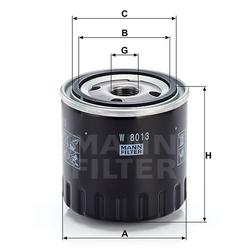 filter olejový mann W 8013