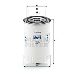 filter olejový mann W 940/41