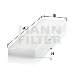 filter peľový mann CU 4436