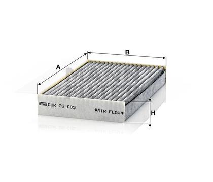 filter peľový mann CUK 26005 s aktívnym uhlím