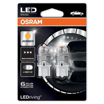 Osram LEDriving Premium W21W 12V 3W W3X16D Amber  blister
