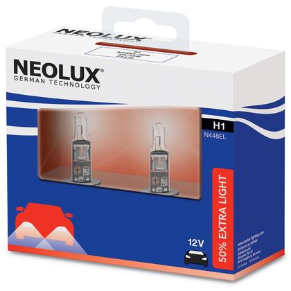 Neolux Extra Light H1 12V 55W box N448EL-2SCB +50%