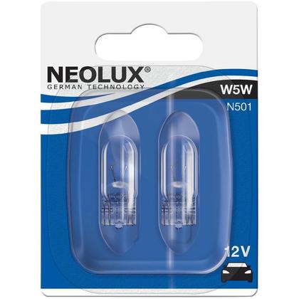 Neolux žiarovka 12V  5W W2,1x9,5d N501 Blister
