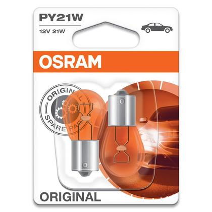 Osram 12V 21W Bau15s oranžová 02B