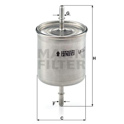 filter paliva mann WK 822/2