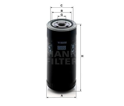 filter olejový mann W 962/32