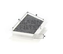 filter peľový mann CUK 3448 s aktívnym uhlím