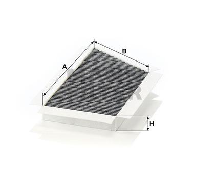 filter peľový mann CUK 3448 s aktívnym uhlím